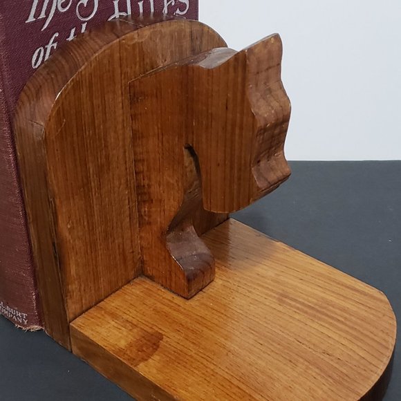 Rustic Folk Art Dog Bookends Scotties Terriers - Picture 3 of 5